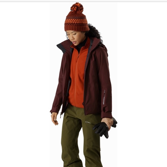 Manteau de ski Arc’teryx rouge bourgogne/mauve small - Picture 7 of 12